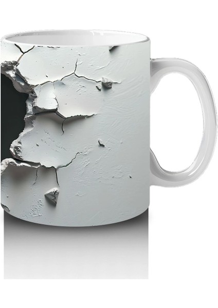 Kalpli Çatlak Duvar Arasında Baykuş – Baskılı Kahve Kupası fırsatları