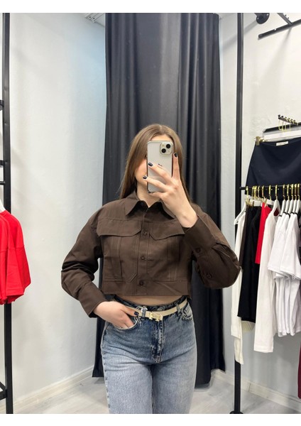 Crop Gömlek modelleri