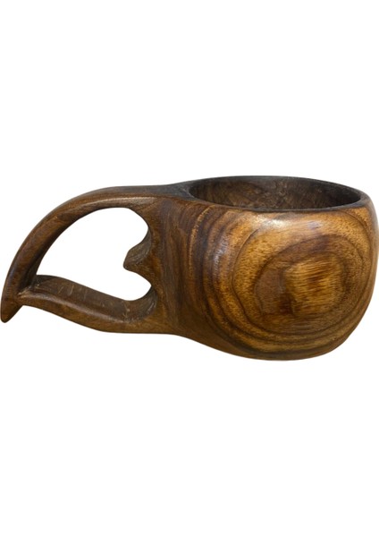 El Yapımı Ceviz Ağacı Kuksa Bardak – Model No: 22 fiyatları