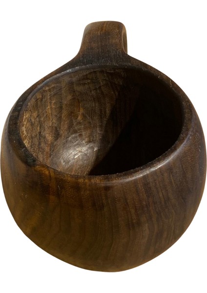 El Yapımı Ceviz Ağacı Kuksa Bardak – Model No: 22