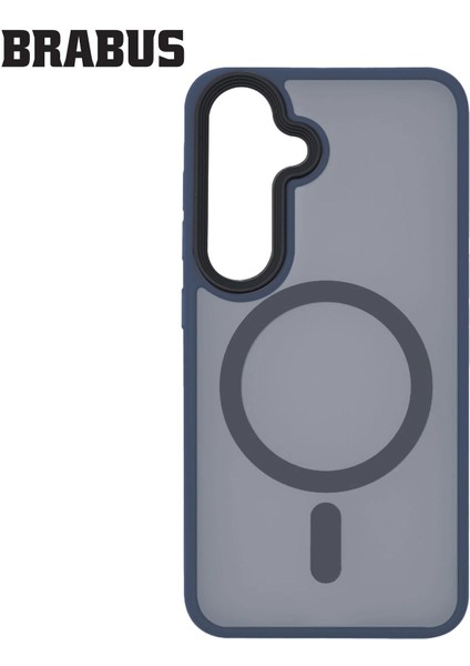 Samsung S25 Plus Anti-Shock Magsafe Özellikli Kenarları Yumuşak Buzlu Mat Fall Silikon Kılıf fiyatları