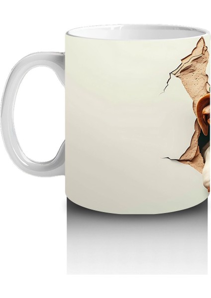 St. Patrick Şapkasıyla Çatlakta Bulldog – Baskılı Kahve Kupası fiyatları