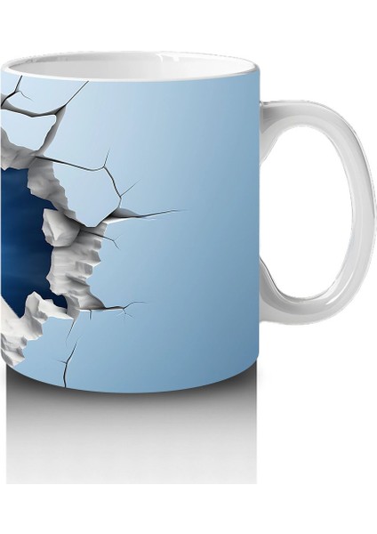 Çatlak Duvar Arasında Şaşkın Baykuş – Baskılı Kahve Kupası fırsatları