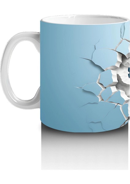 Çatlak Duvar Arasında Penguen Figürü – Baskılı Kahve Kupası fiyatları