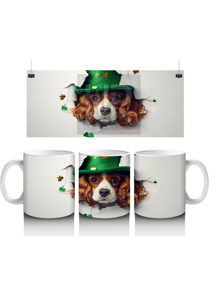Şapkalı Spaniel Cinsi Köpek – Baskılı Kahve Kupası