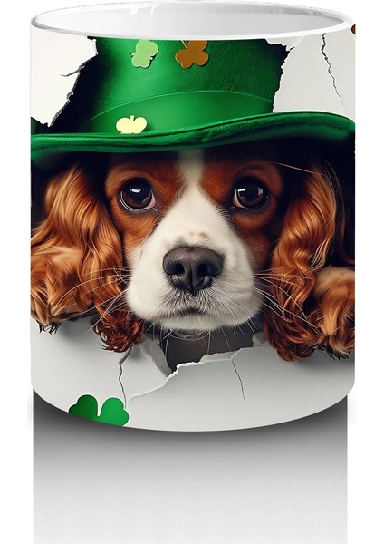 Şapkalı Spaniel Cinsi Köpek – Baskılı Kahve Kupası modelleri