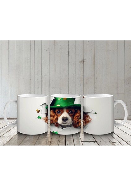 Şapkalı Spaniel Cinsi Köpek – Baskılı Kahve Kupası