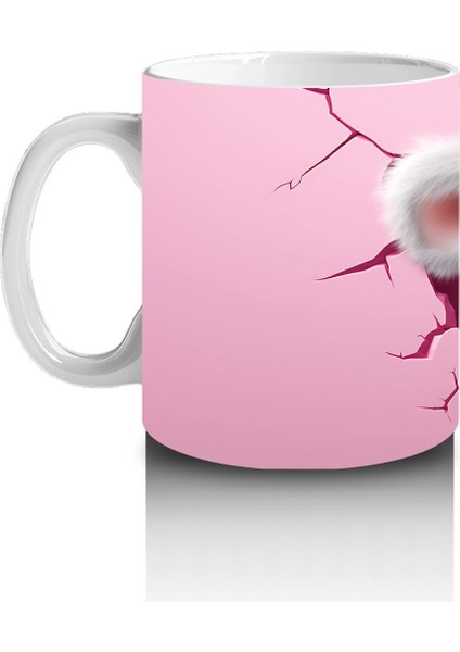 Pembe Duvar Arasından Bakan Koala Yavrusu – Baskılı Kahve Kupası fiyatları