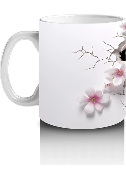 Çiçekli Dikenler Arasında Sevimli Köpek – Baskılı Kahve Kupası fiyatları