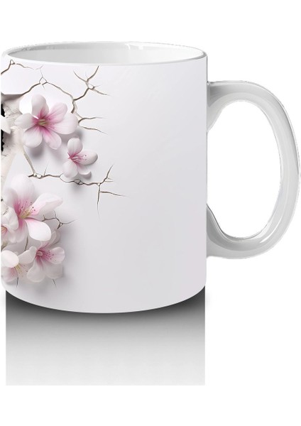 Çiçekli Dikenler Arasında Sevimli Köpek – Baskılı Kahve Kupası fırsatları