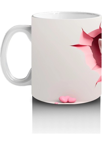 Çatlak Duvar Arasında Sevimli Kedi Kardeşler – Baskılı Kahve Kupası fiyatları