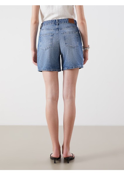 Yeni Sezon Dar Fit Kadin Jean Sort - S5RC66Z8 modelleri