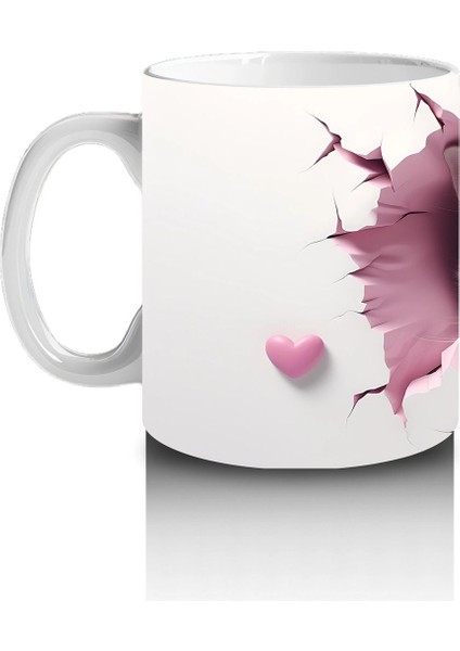 Çatlak Duvar Arasından Bakan Gri Kedi – Baskılı Kahve Kupası fiyatları