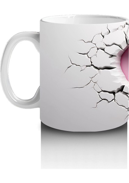 Çatlak Duvar Kalbi Içinde Uçan Kelebek – Baskılı Kahve Kupası fiyatları