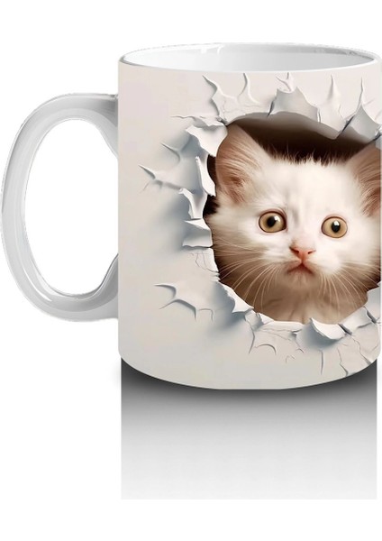 Yavru Kediler Kırık Duvar Arasında – Baskılı Kahve Kupası fiyatları