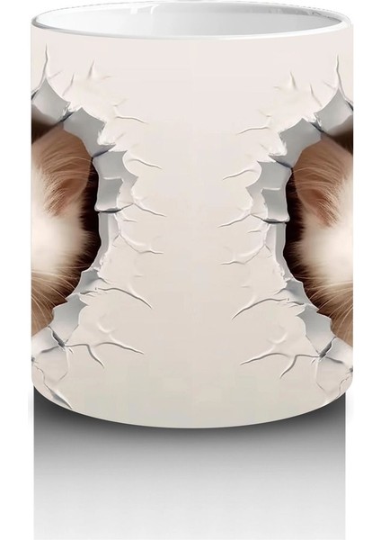 Yavru Kediler Kırık Duvar Arasında – Baskılı Kahve Kupası modelleri