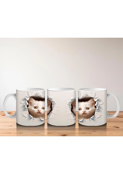 Yavru Kediler Kırık Duvar Arasında – Baskılı Kahve Kupası indirimleri