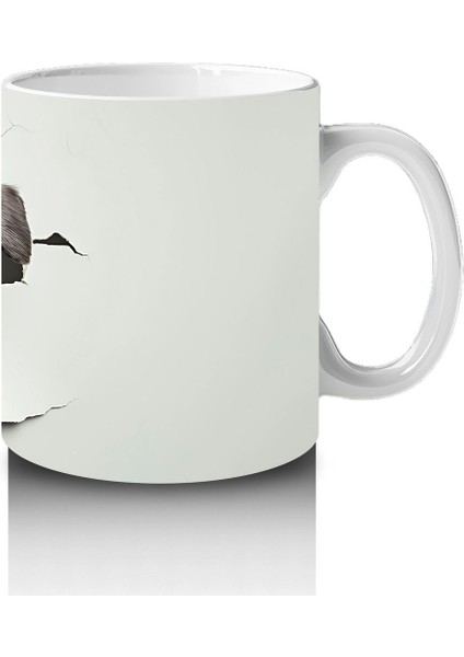 Yonca Yapraklarıyla Süslenmiş Tatlı Köpek – Baskılı Kahve Kupası fırsatları