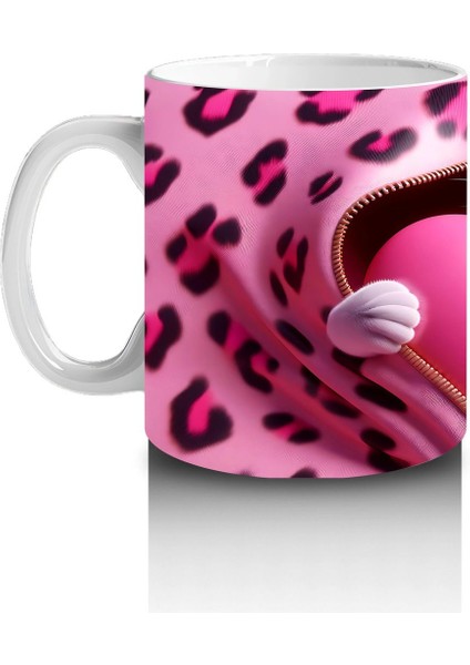 Kalpli Yastıkla Uyumlu Sevimli Kedi Illüstrasyonu – Baskılı Kahve Kupası fiyatları