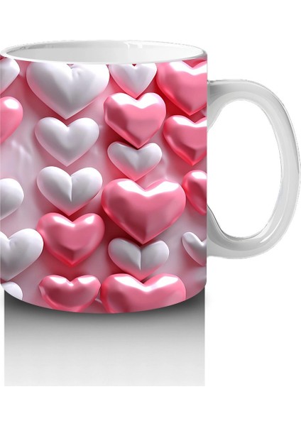 Kalpli Yastıklar Üzerinde Beyaz Kelebek – Baskılı Kahve Kupası fırsatları