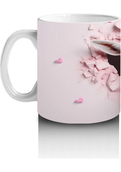 Kalpli Çatlak Arasından Bakan Keçi – Baskılı Kahve Kupası fiyatları