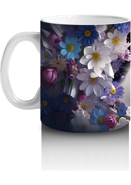 Gecede Parlayan Gözleriyle Tatlı Kedi – Baskılı Kahve Kupası fiyatları