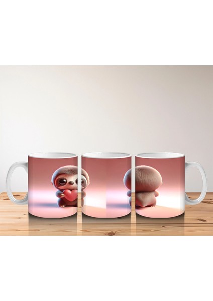 Tatlı Kız Maskotu ve Peluş Arkadan – Baskılı Kahve Kupası indirimleri