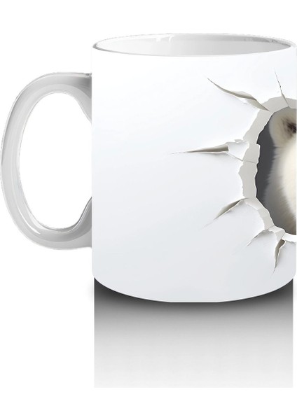 Duvarı Delen Kutup Ayısı – Baskılı Kahve Kupası fiyatları