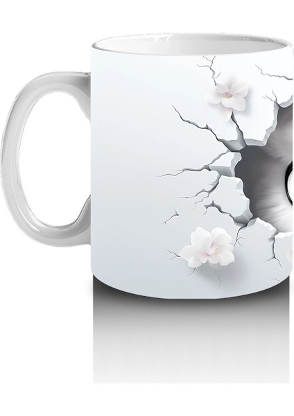 Kalpli Çatlakta Bakan Meraklı Baykuş – Baskılı Kahve Kupası fiyatları