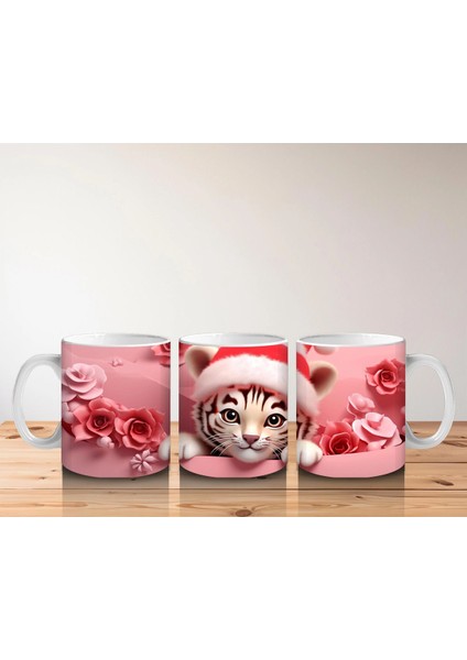 Pembe Bereli Sevimli Kedi Figürü – Baskılı Kupa indirimleri