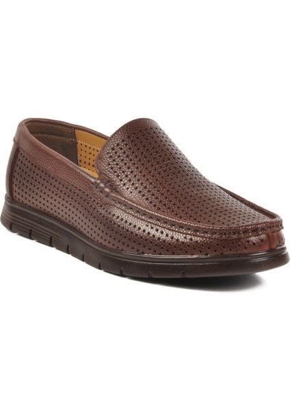 Taba Hakiki Deri Jel Tabanlı Erkek Günlük Ayakkabı 001 M