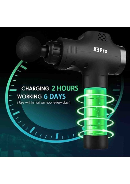 İyisi Yok X3PRO 24V Masaj Tabancası Hz 3500 Kadın Erkek Masaj modelleri