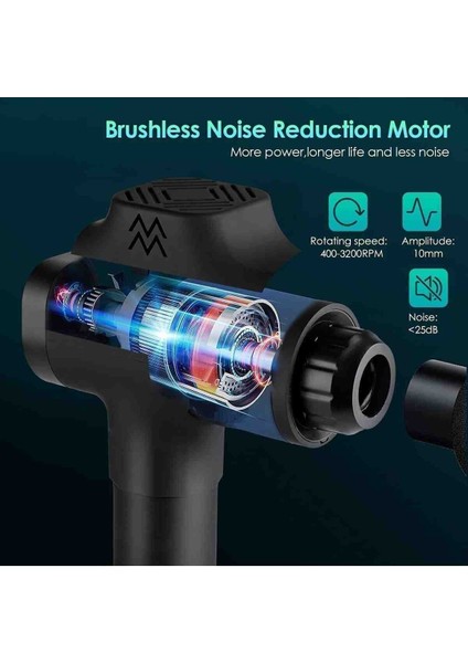 İyisi Yok X3PRO 24V Masaj Tabancası Hz 3500 Kadın Erkek Masaj fırsatları