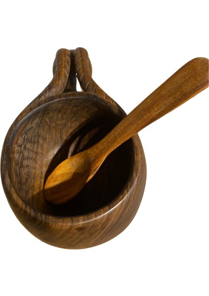 El Yapımı Geyik Detaylı Ceviz Ağacı Kuksa Bardak – Model No: 25 (Özel Yapım) indirimleri