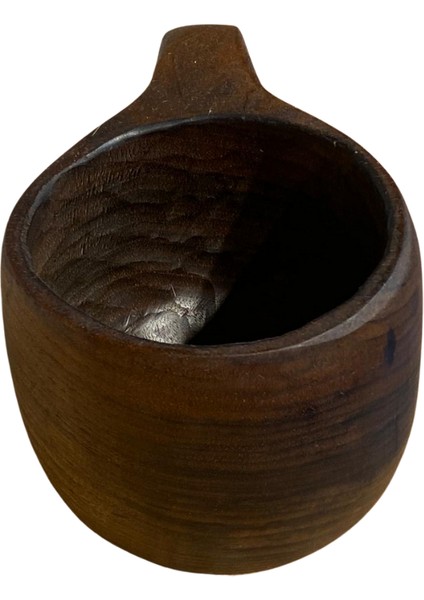 El Yapımı Ceviz Ağacı Kuksa Bardak – Model No: 23 indirimleri