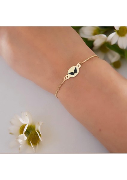 14 Ayar Plakalı Altın Uçan Kartal Temalı Zincirli Oval Motifli Hediye BILEKLIK-399SEMBOL fiyatları