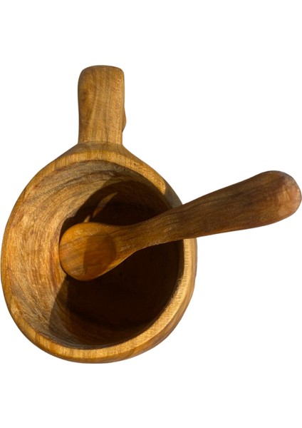 El Yapımı Dut Ağacı Kuksa Bardak – Model No: 27
