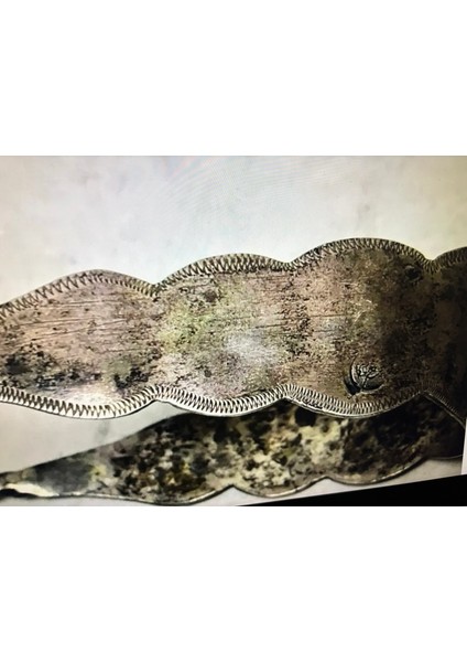 Gümüş Osmanlı Tuğralı Şeker Tutacağı 44 Gram Ağırlığında
