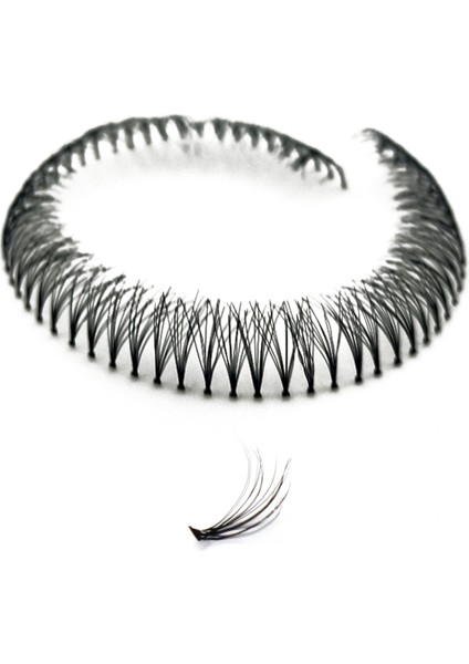 Klasik Ekspres Kirpik; İpli Kirpik; 10MM 3 Ip ; Hızlı Kirpik Siyah fırsatları