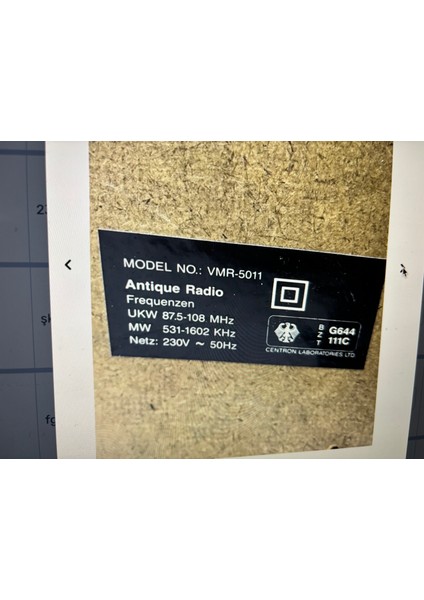26 cm Boyunda Ahşap Kasalı Alman Katedral Radyo fırsatları