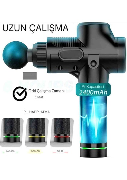İyisi Yok Masaj Tabancası Elektrikli Derin Kas Masajı Vücut Gevşeme Egzersiz Fitness Çantalı modelleri