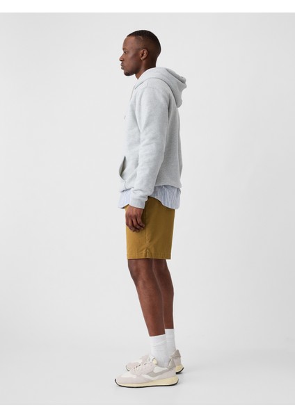 Erkek Kahverengi 8" Essential Easy Şort fırsatları