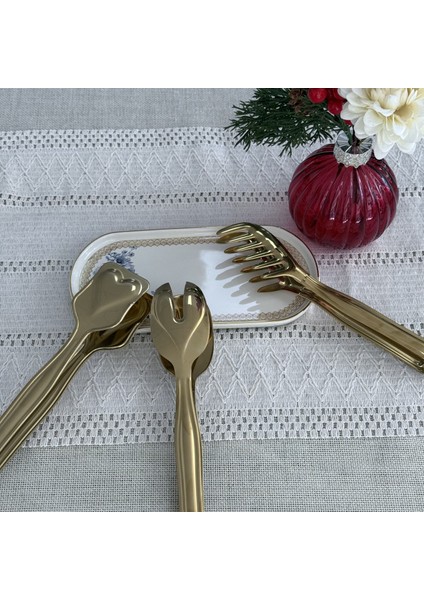 3'lü Maşa Seti Parlak Altın fiyatları