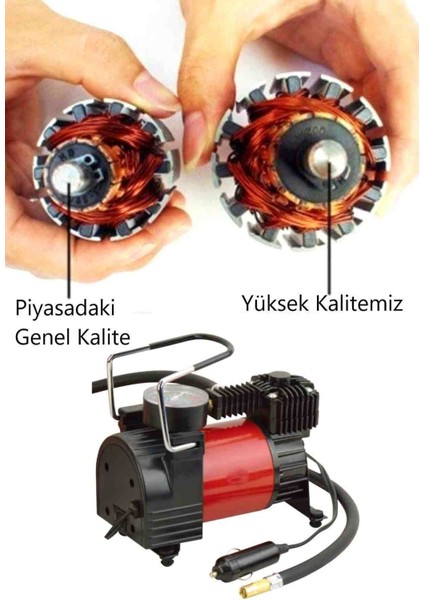 İyisi Yok Mini Araç Hava Kompresörü Lastik Şişirme Pompası modelleri