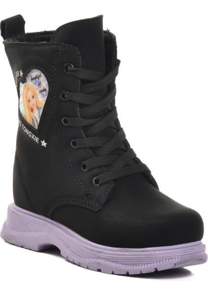 Siyah-Lila Poliüretan Çocuk Bot Leonis P