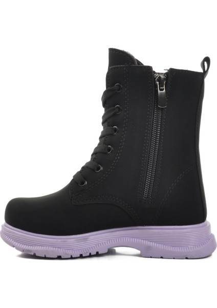 Siyah-Lila Poliüretan Çocuk Bot Leonis P fiyatları