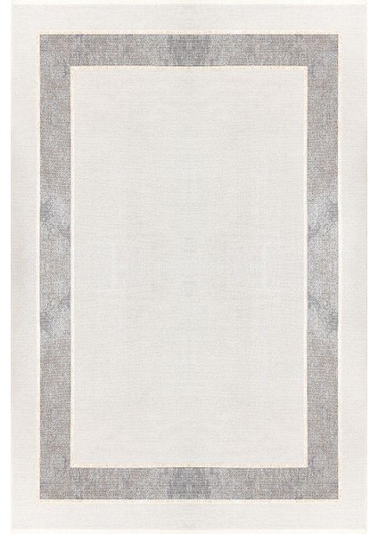 Rönesans 76205 075 Krem Gri Akrilik Salon Oturma Yatak Odası Halısı