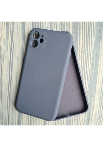 iPhone 11 Uyumlu Kamera Korumalı Lansman Içi Kadife Silikon Kılıf