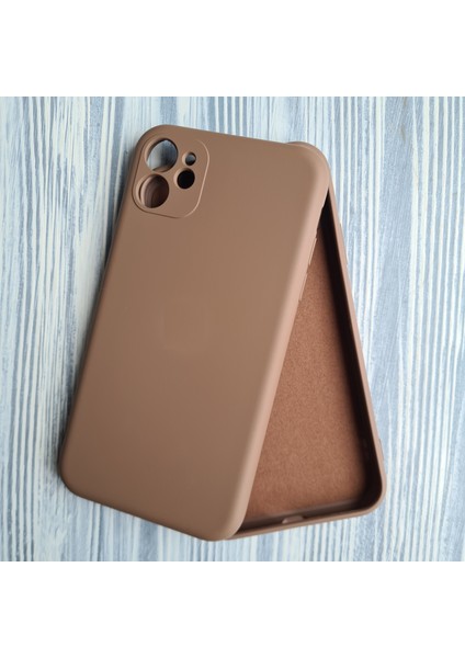 iPhone 11 Uyumlu Kamera Korumalı Lansman Içi Kadife Silikon Kılıf