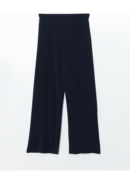 Yeni Sezon Beli Lastikli Genis Paca Kadin Pantolon - S5LY25Z8